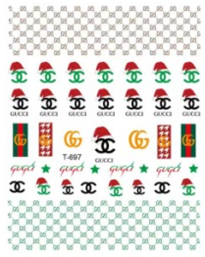 Pasties - Gucci Grinch Couture Christmas #697