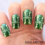 Full Nail Fab - Blissful Baroque (CJS-338) - Clear Jelly Stamping Plate