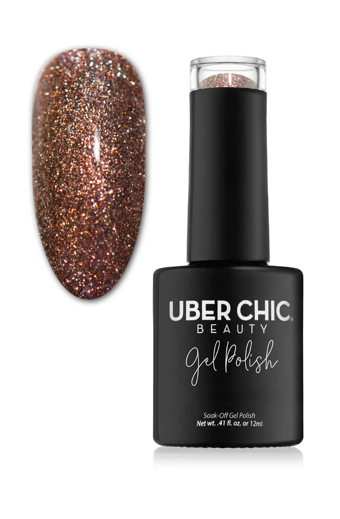Spiced Cider - Glitter Gel Polish - Uber Chic 12ml