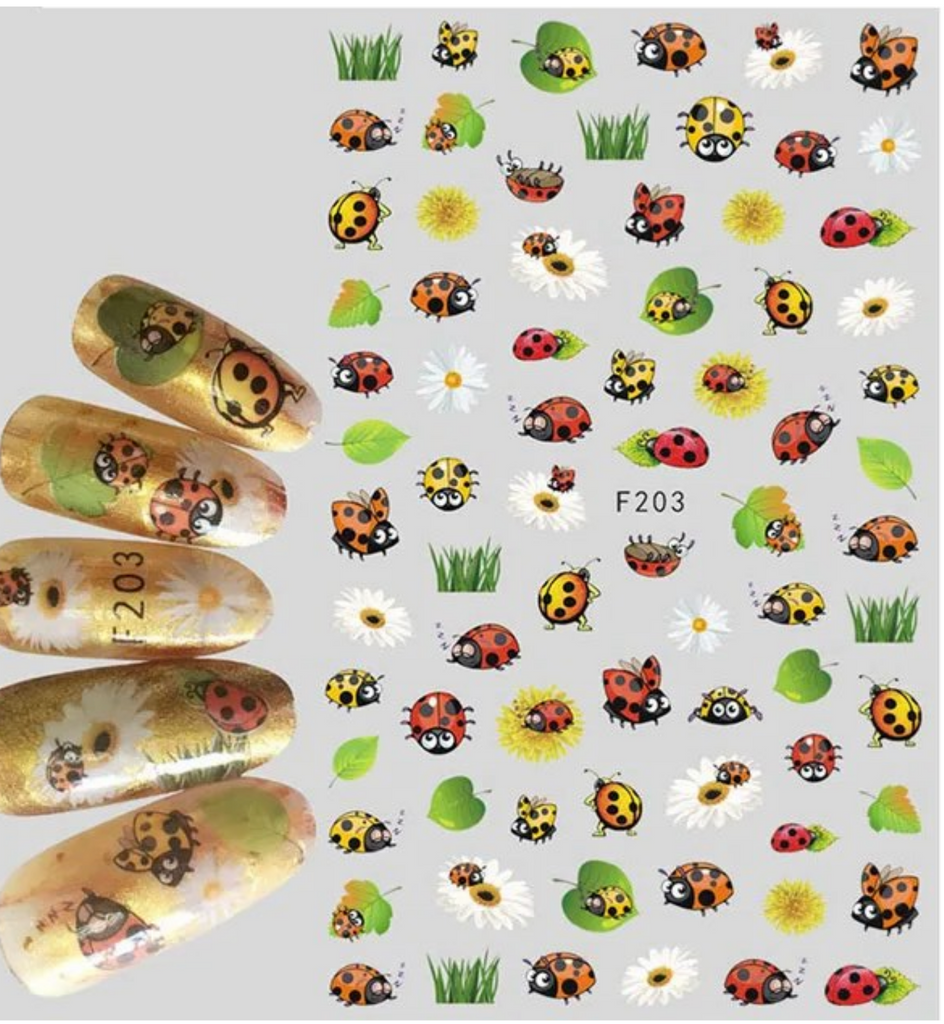 Ladybugs! F203 -  Thin Decals