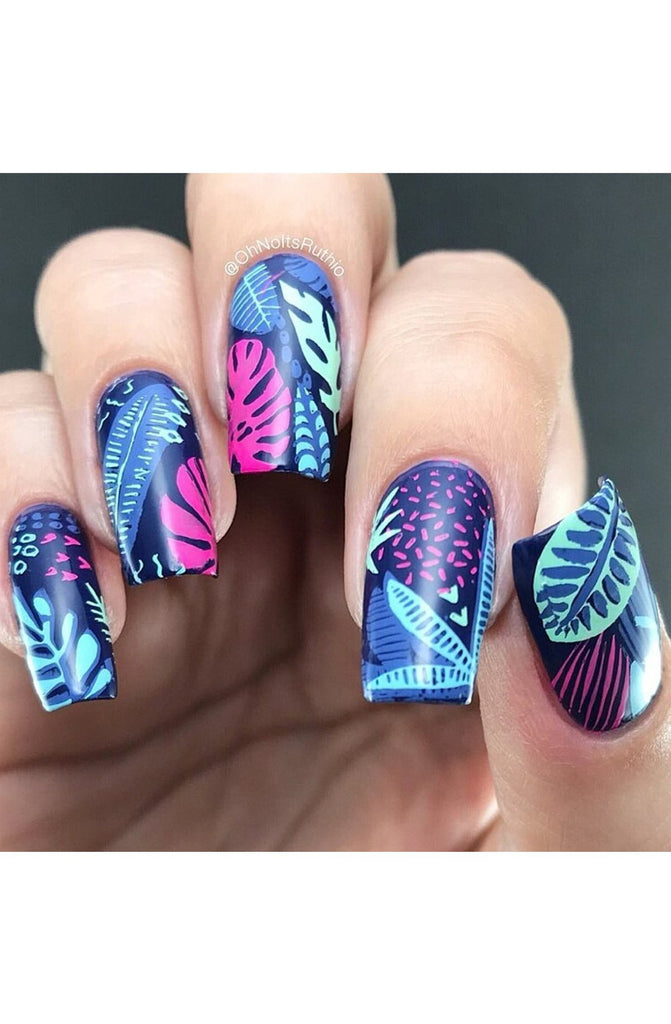 Modern Tropical - Uber Chic Mini Stamping Plate