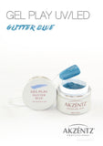Glitter Blue - Akzentz Gel Play UV/LED