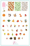 All About Autumn (CJS-88) - Clear Jelly Stamping Plate