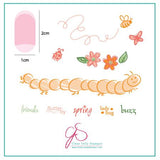 Baby Bugs and Bees (CjS-10) - CJS Small Stamping Plate