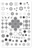 Frozen Flakes (CjS-143) - Clear Jelly Stamping Plate