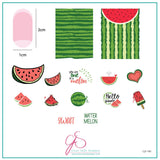 One in a Melon (CjS-182) - CJS Medium Stamping Plate
