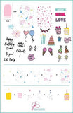 Party time! (CJS-H34) - Clear Jelly Stamping Plate