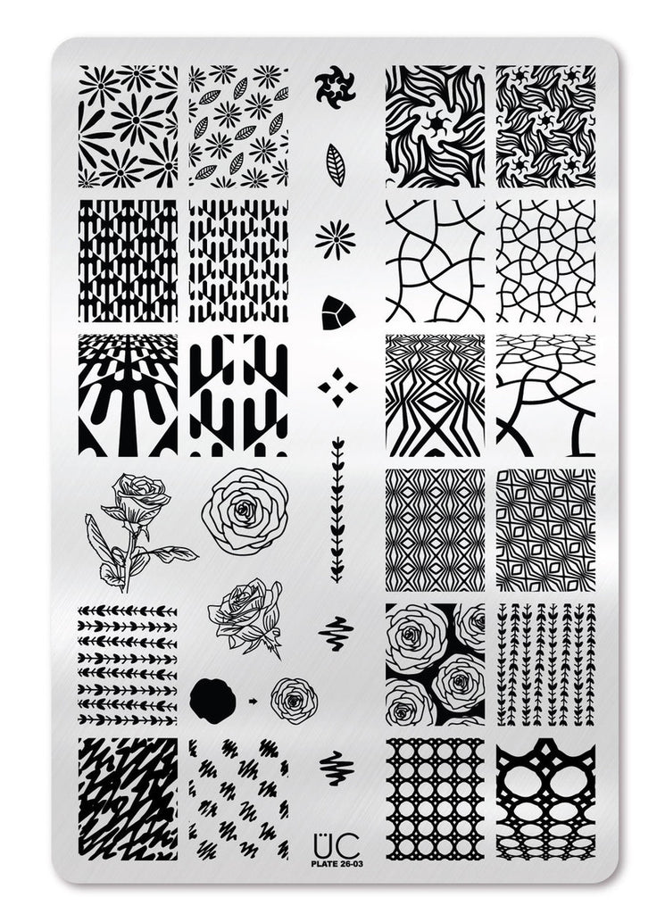 Collection 26 - Set of 3 Uber Chic Stamping Plates