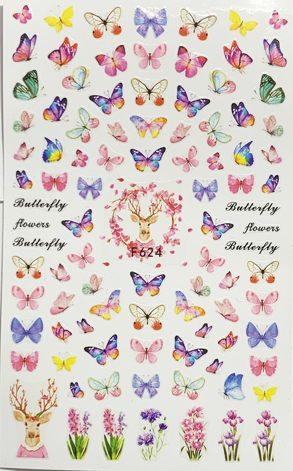 Pasties - Bright Butterflies # 624