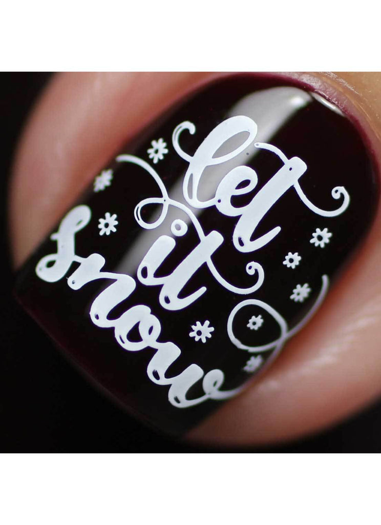 It's Beginning To Look A Lot Like Christmas / Christmas 6 - Uber Chic Stamping Plate