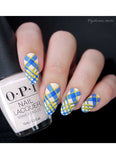 Pretty In Plaid 3 - Uber Chic Stamping Plate