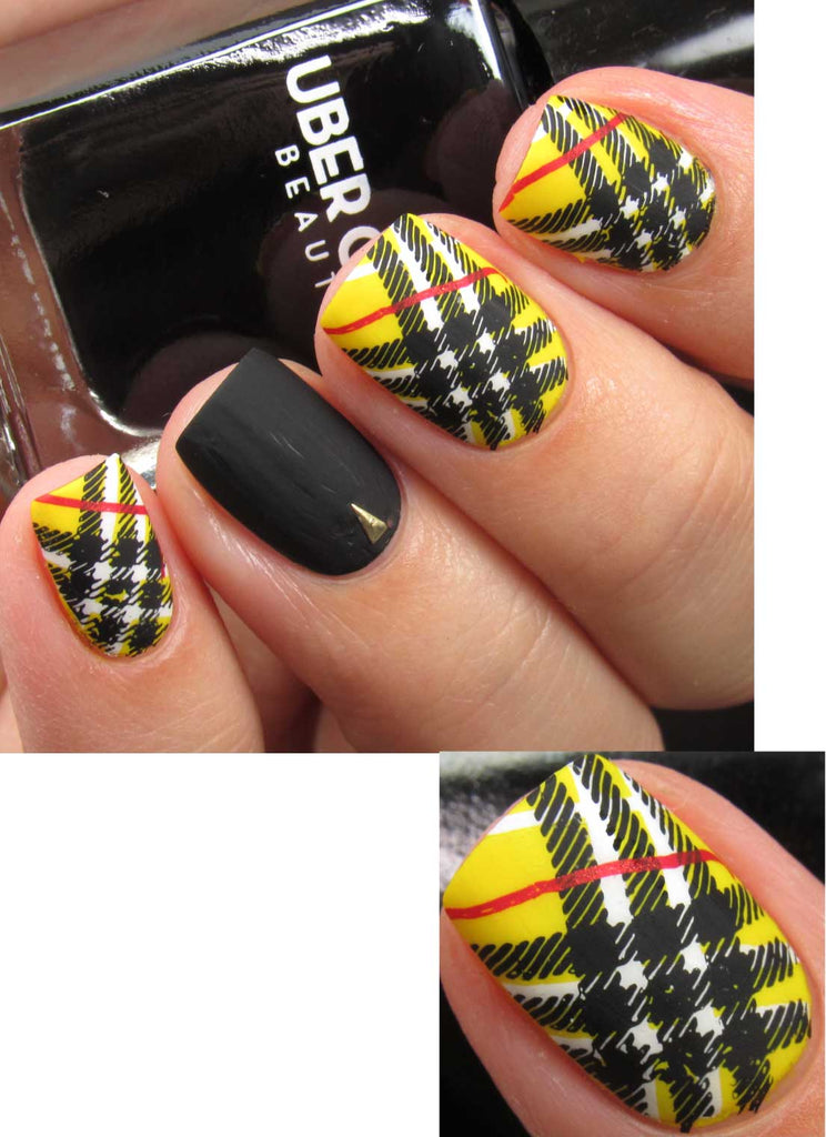 Pretty In Plaid 3 - Uber Chic Stamping Plate