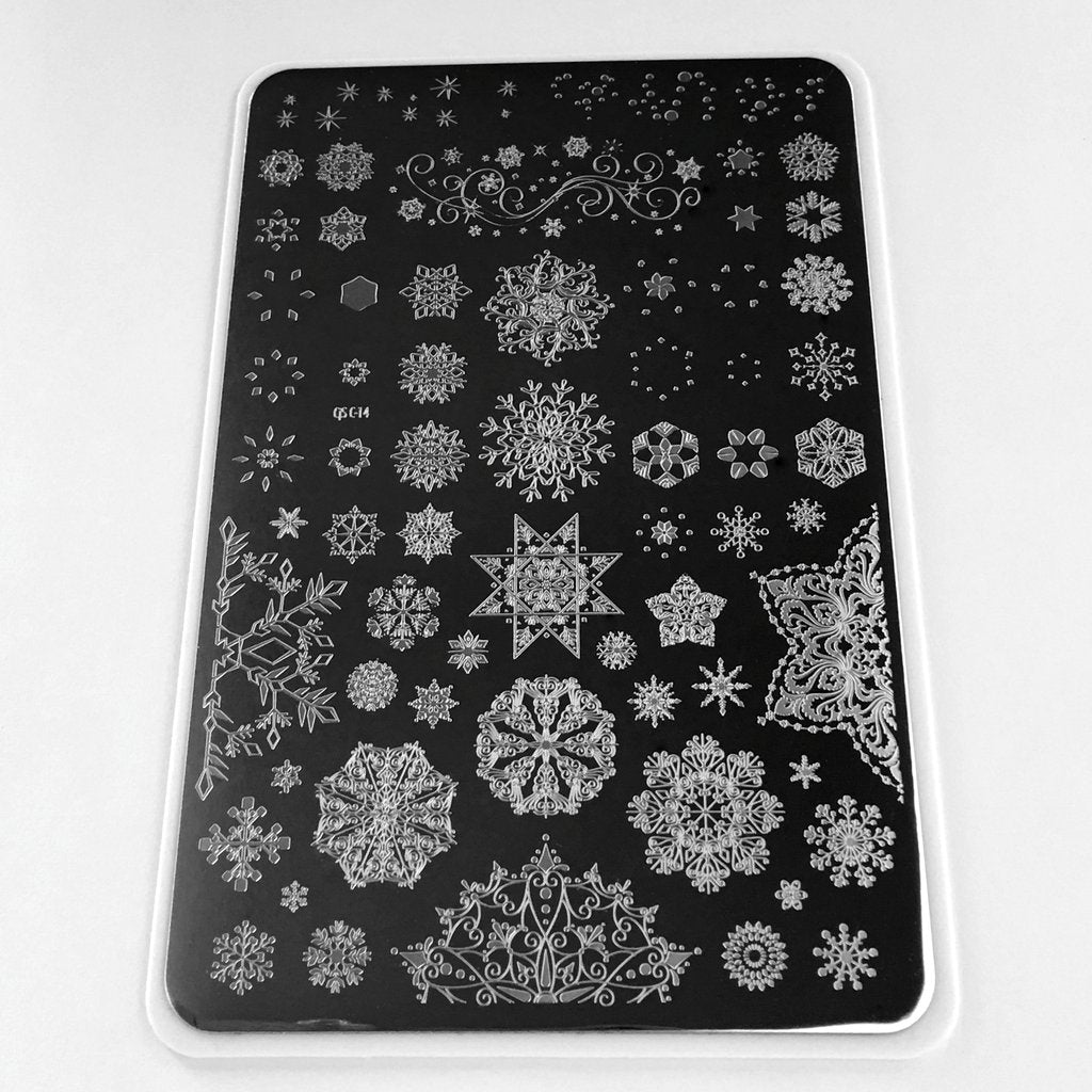 Diamonds in Ice (CjSC-14) - Clear Jelly Stamping Plate