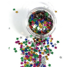 Multicolored Stars Confetti Glitter