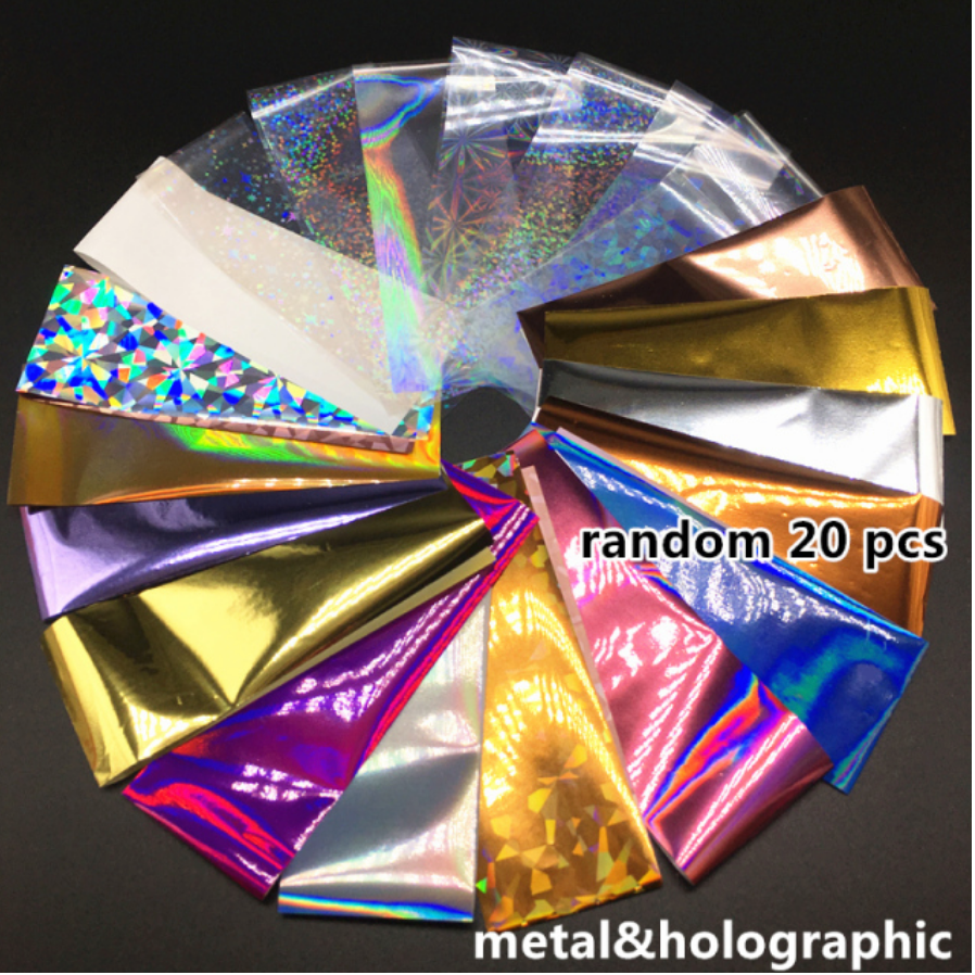 20 Piece Foil Sampler - Metal and Holograpic