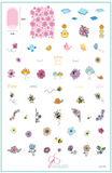 Birds And The Bees (CjS-238) - Clear Jelly Stamping Plate