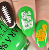 Football is Life - Uber Chic Mini Stamping Plate