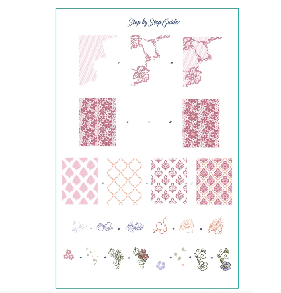 Dainty Delights (CjS-283) -  Clear Jelly Stamping Plate