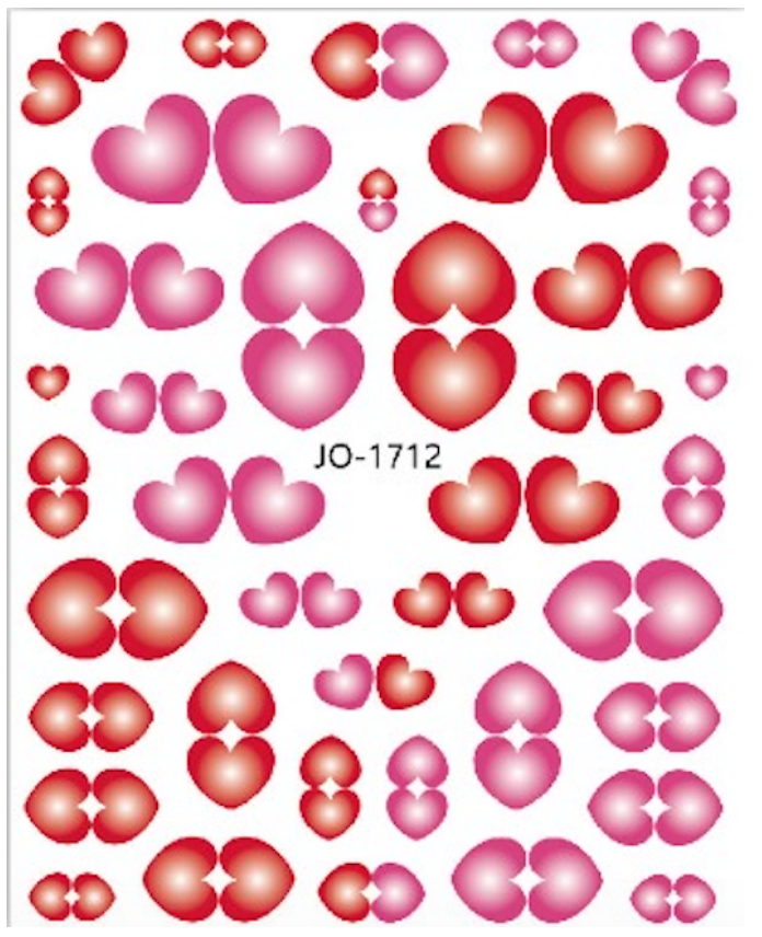 Pasties - Airbrush Hearts (1712)