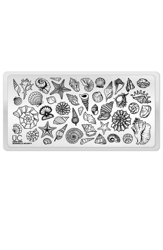 Seashells Aplenty - Uber Chic Mini Stamping Plate