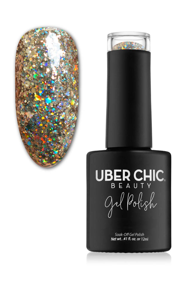 Private Beach - Glitter Gel Polish - Uber Chic 12ml