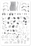 Forever Autumn (CjS-86) - Clear Jelly Stamping Plate