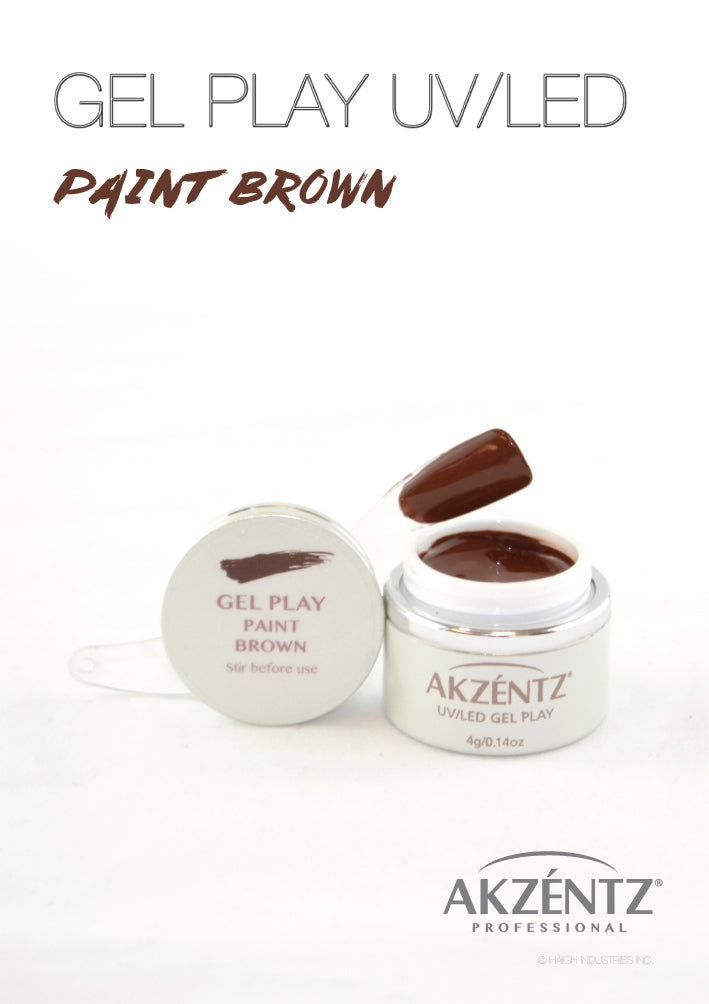 Paint Brown - Akzentz Gel Play UV/LED