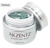 Green Peridot Glitz Glitter - Akzentz Gel Play UV/LED
