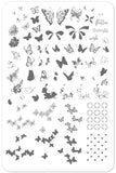 Butterfly Wishes (CjS-80) - Clear Jelly Stamping Plate