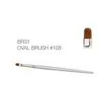 Oval Gel Brush #108 - Akzentz Brush
