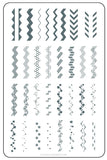 Chantel's Chevrons (CjS LC-36)   - Clear Jelly Stamping Plate