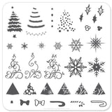 Christmas Tree (CjS- C01) - CJS Small Stamping Plate