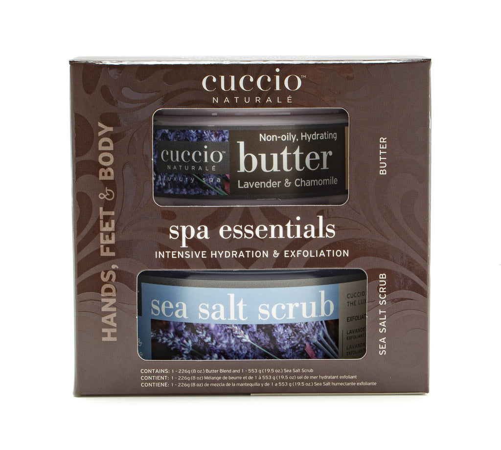 Spa Essentials Kit: Butter & Scrub - Lavender & Chamomile
