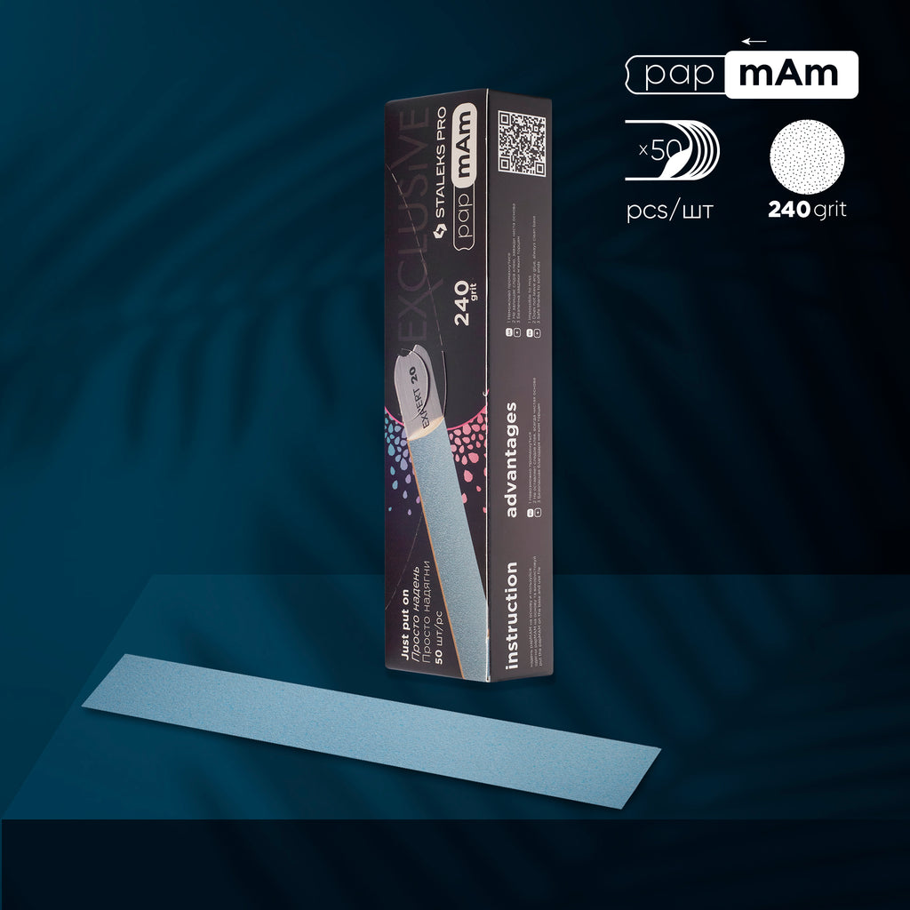 Staleks Pro EXCLUSIVE Disposable papmAm files for Straight EXCLUSIVE 20 Nail File