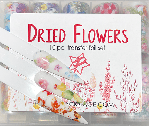 Dried Flowers Foil Set - 10pc