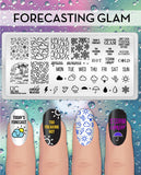 Forecasting Glam - Uber Chic Mini Stamping Plate