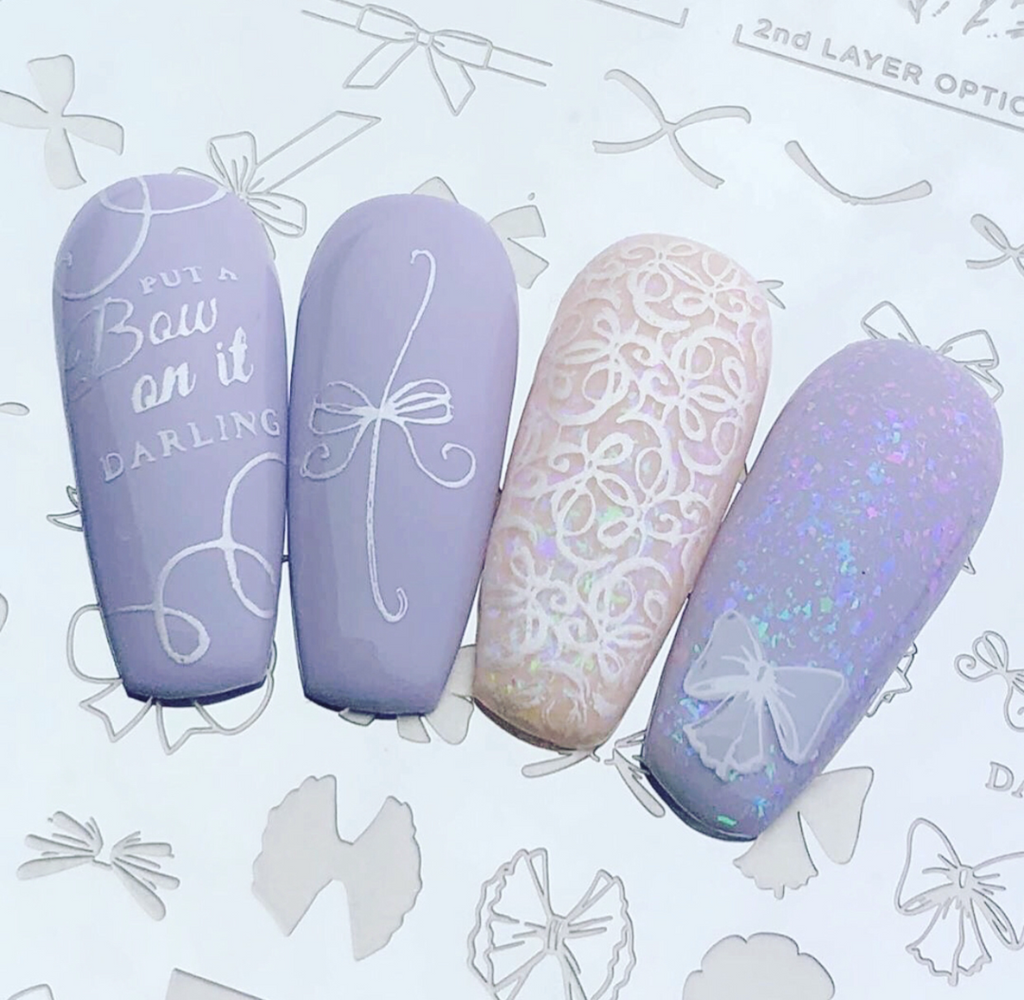 Put a Bow on it, Darling (CjS-147) - Clear Jelly Stamping Plate