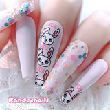 Hipster Bunnies (CjSH-65)  - Clear Jelly Stamping Plate