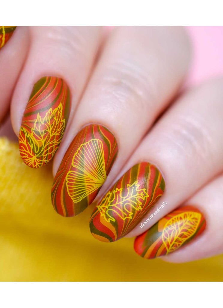 Lovely Leaves 6 - Uber Chic Stamping Plate