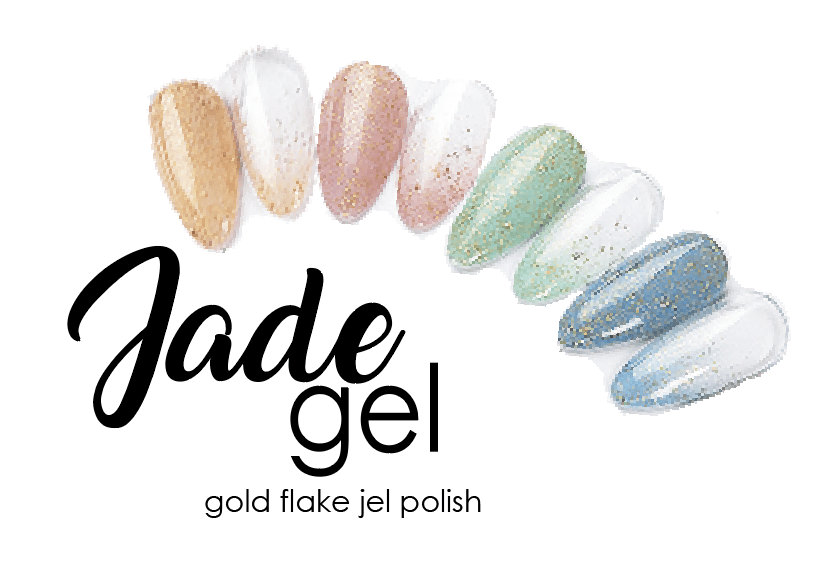 Flecked JADE Gel Polish - Blue
