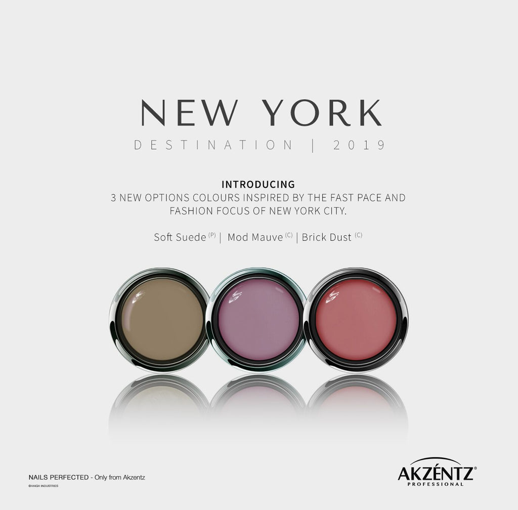 New York FULL SIZE Collection - Akzentz Options UV/LED
