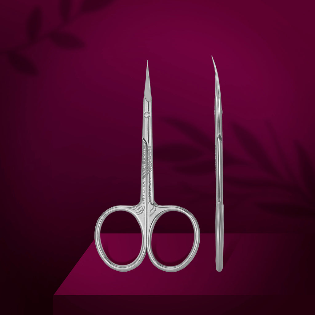 Staleks Pro Professional Cuticle Scissors EXCLUSIVE 22 Type 2 - Magnolia - SX-22/2m