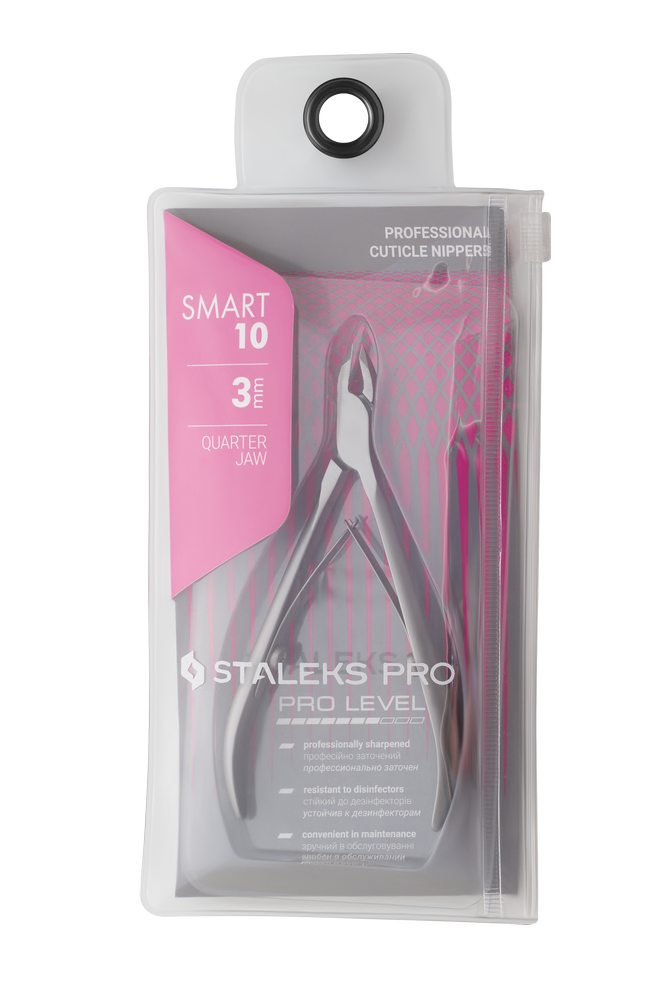 Staleks Pro Smart 10 Cuticle Nippers 1/4 JAW NS-10-3mm