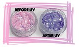SOLAR Pink to Periwinkle Glitter