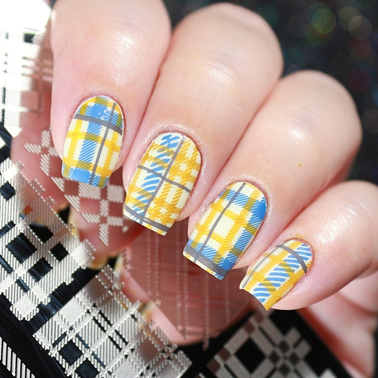 Pretty In Plaid - Uber Chic Stamping Plate