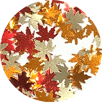 Metallic Leaves Confetti Glitter