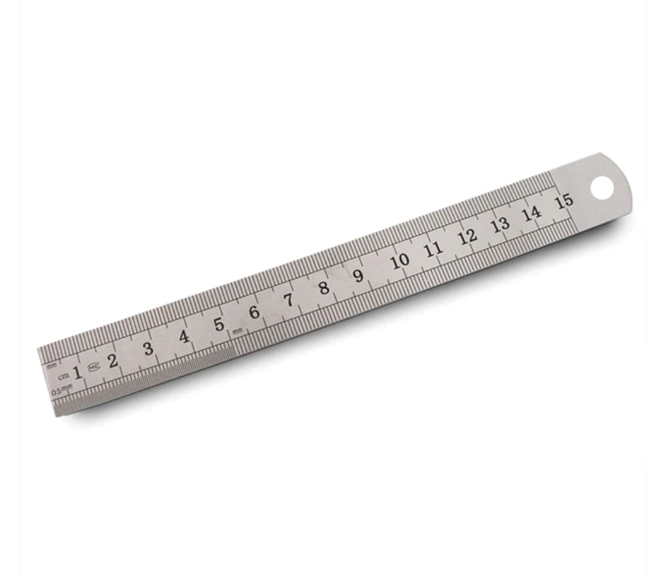 Stainless Ruler for Measuring Nails