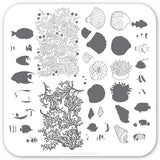 Suzie's Underwater Tropical (CjS LC-49) - CJS Small Stamping Plate
