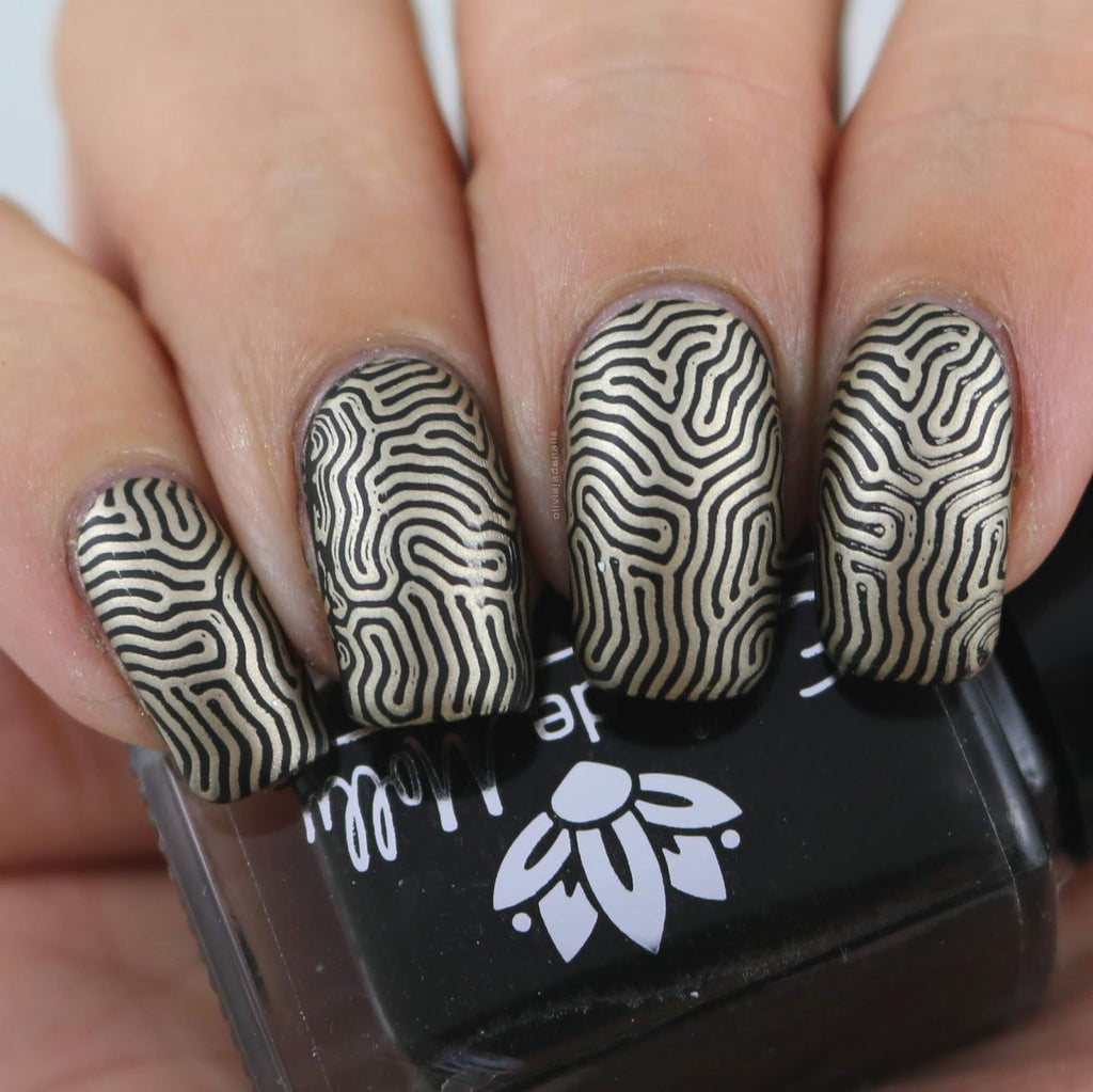Simply Organic 1 -  Uber Chic Stamping Plate
