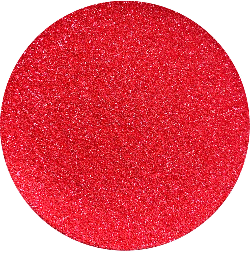 Soft Fire Red Glitter
